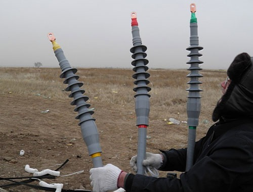 Quomodo install MV Cable Terminatio Kits cum Frigidis-shrinkable Accessories?