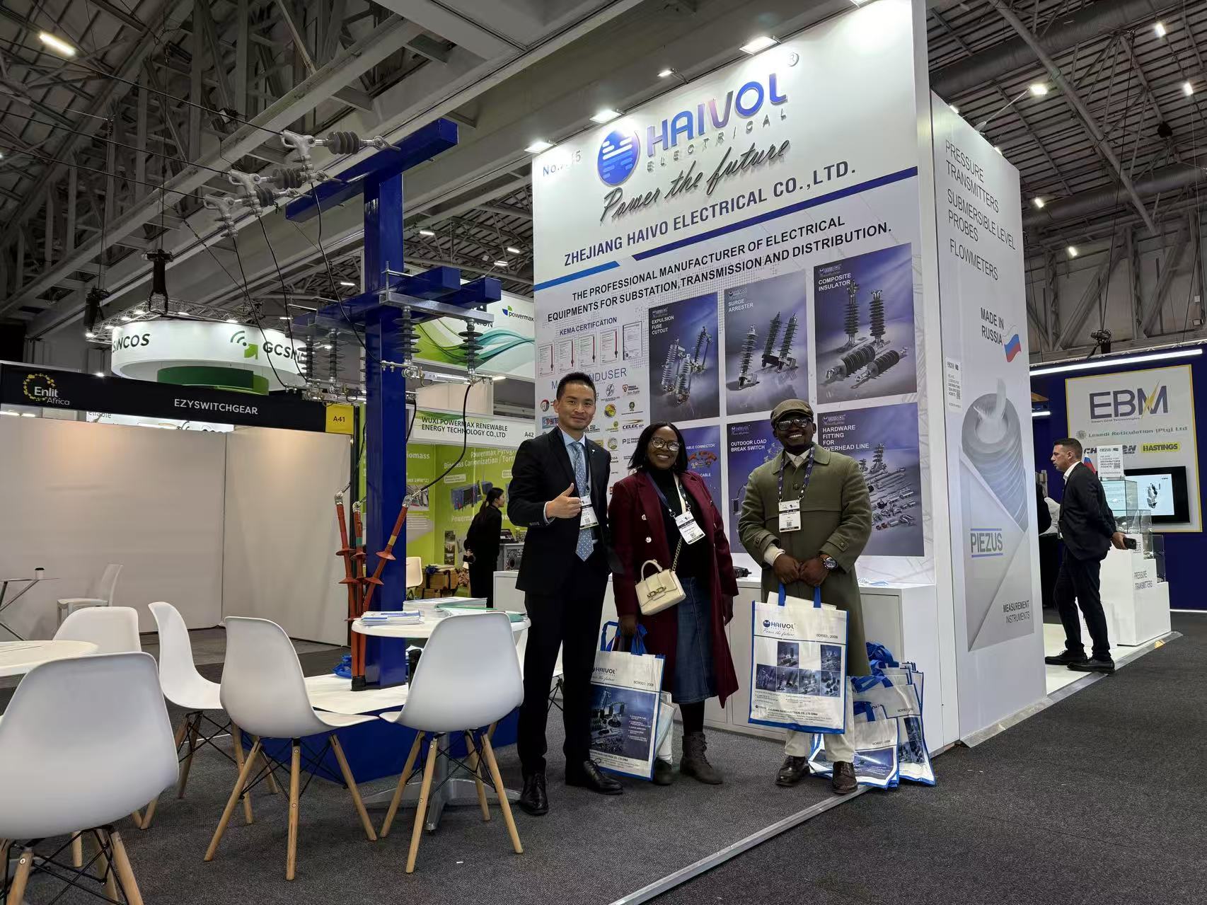 Haivo Electrical lucet at Enlit Africa MMXXV cum 33kv caput distribution Solutions PLANING foro Operam 